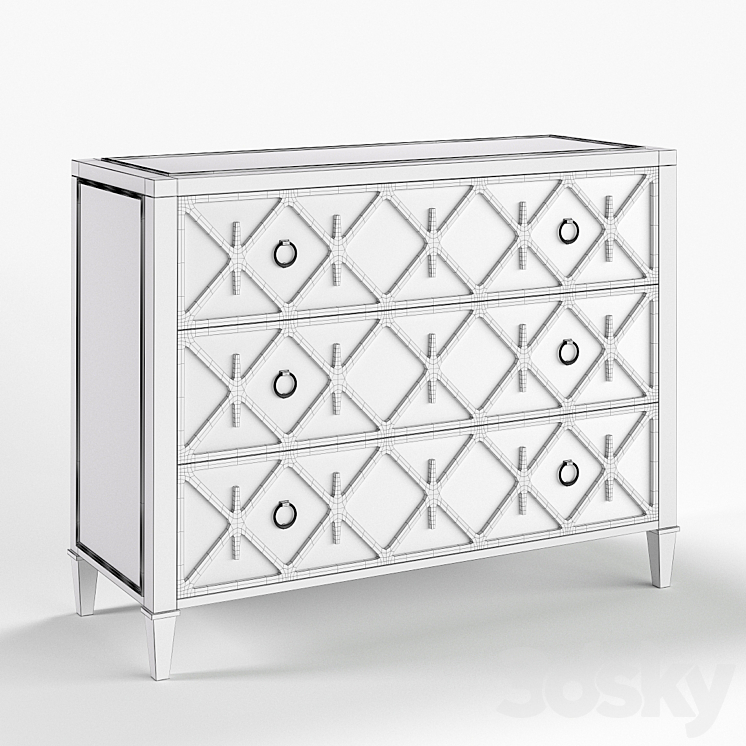 Chest of Lattice Greet You Caracole 3DS Max - thumbnail 2