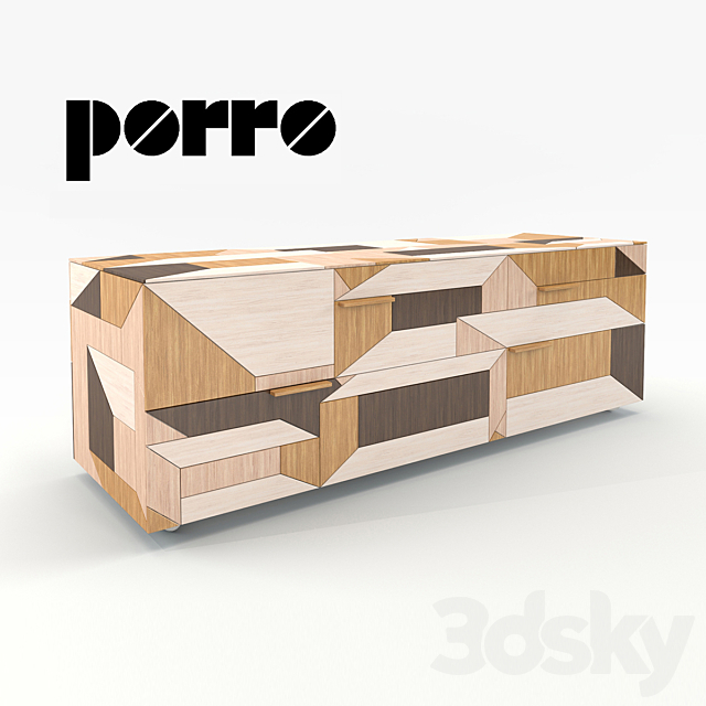 Chest Porro Inlay 3DS Max Model - thumbnail 2