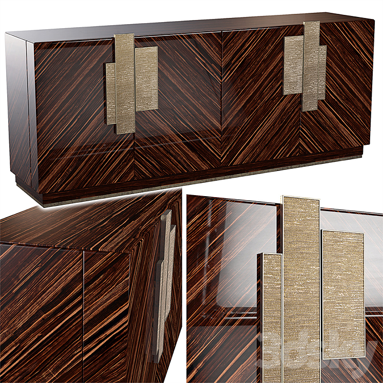 Chest Sicis DALTON BUFFET 3DS Max - thumbnail 1