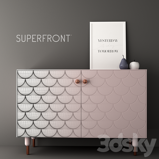 Chest Superfront BIG FISH (Vray + Corona) 3DSMax File - thumbnail 2