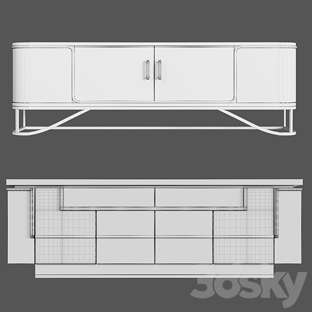 Chests of art deco 02 3DSMax File - thumbnail 2