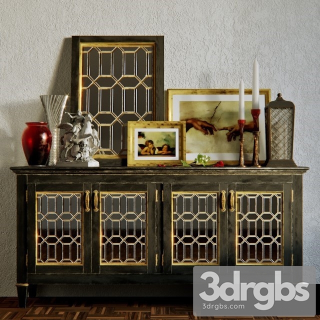 Classic Sideboard 1 3dsmax Download - thumbnail 1