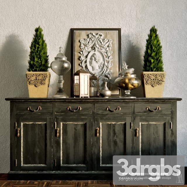 Classic Sideboard 2 3dsmax Download - thumbnail 1