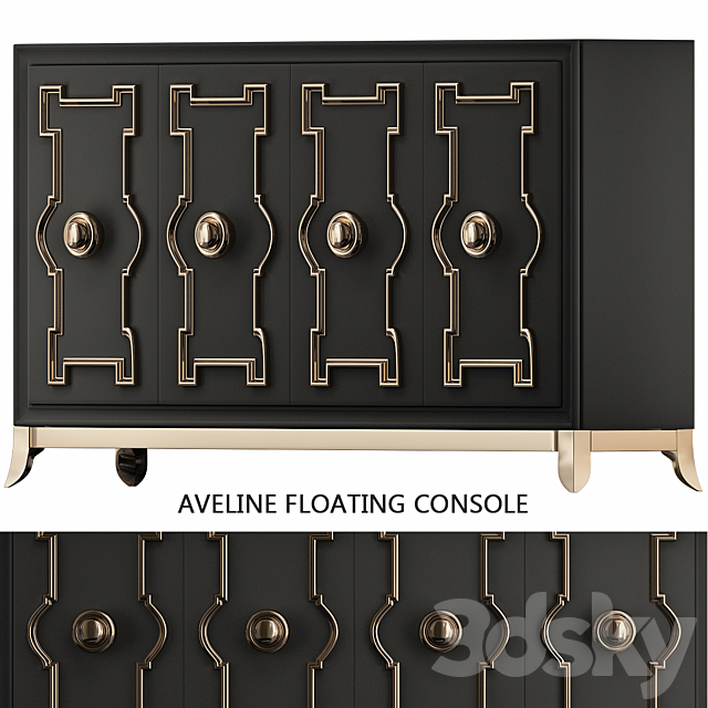 Clayton dining console 3DSMax File - thumbnail 1