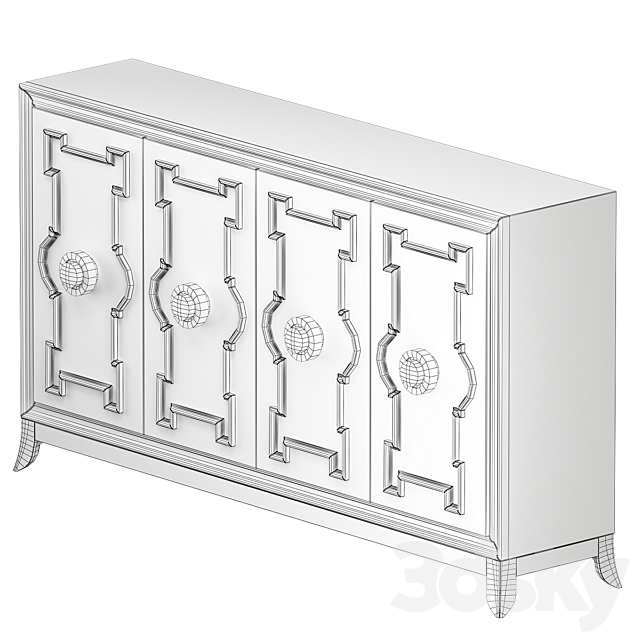 Clayton dining console 3DSMax File - thumbnail 2