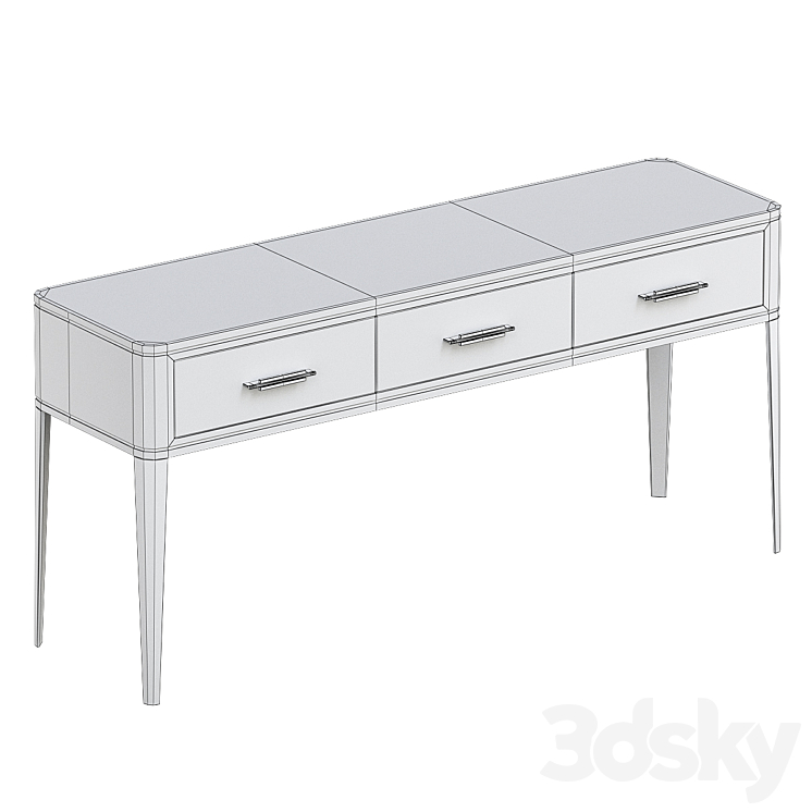 Clicquot Console Table Frato Interiors 3DS Max - thumbnail 2