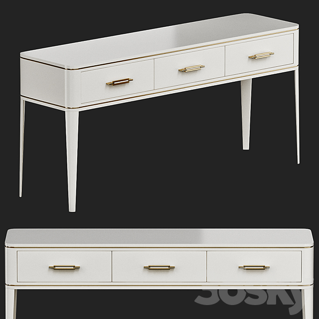 Clicquot Console Table Frato Interiors 3DSMax File - thumbnail 1