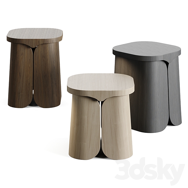 Collection Particulière MIO Side Table 3DSMax File - thumbnail 4