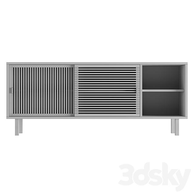 Colonel KYOTO large sideboard set 3DSMax File - thumbnail 3