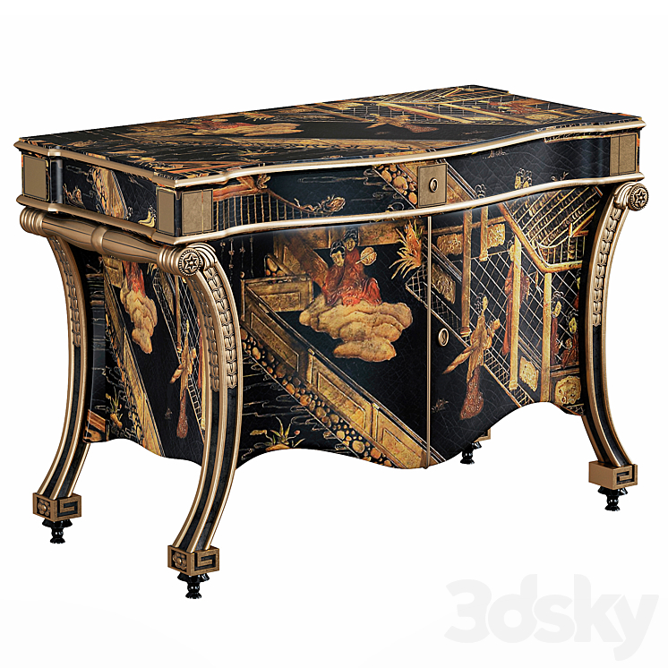 Commode by Stately Homes – BA5270 by Baker Furniture 3DS Max Model - thumbnail 1