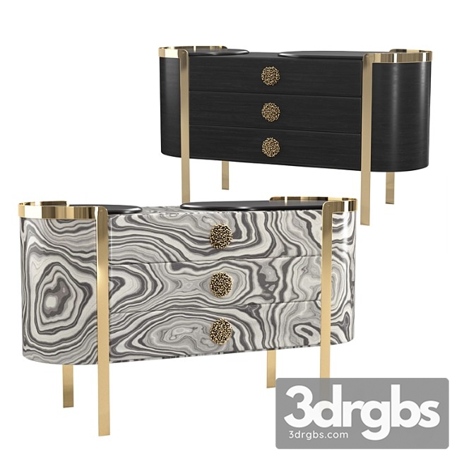 Commode doris opera contemporary 2 3dsmax Download - thumbnail 1