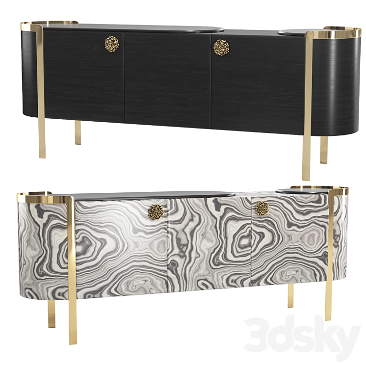 Commode DORIS Opera Contemporary 3DS Max - thumbnail 1