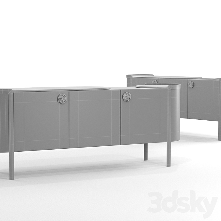 Commode DORIS Opera Contemporary 3DS Max - thumbnail 2