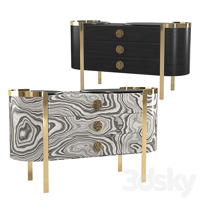 Commode DORIS Opera Contemporary 3DSMax File - thumbnail 1