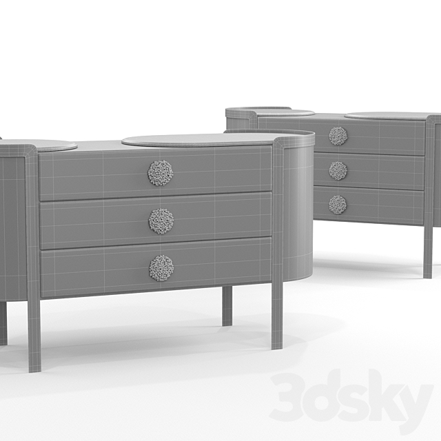 Commode DORIS Opera Contemporary 3DSMax File - thumbnail 2