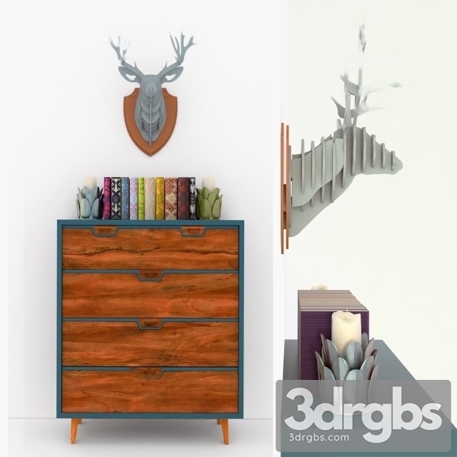 Comod Sideboard 3dsmax Download - thumbnail 1