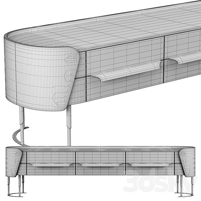 Console Arcadia deluxe with 3 materials 3DSMax File - thumbnail 5