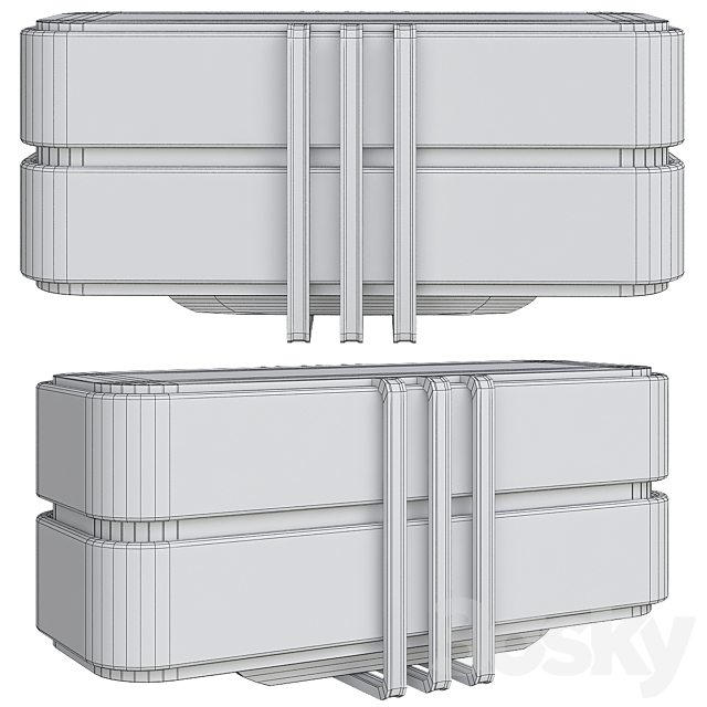 Console table 3DSMax File - thumbnail 2