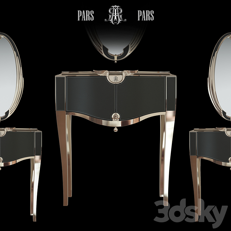 Console_Pars_ART_with_mirror 3DS Max - thumbnail 1