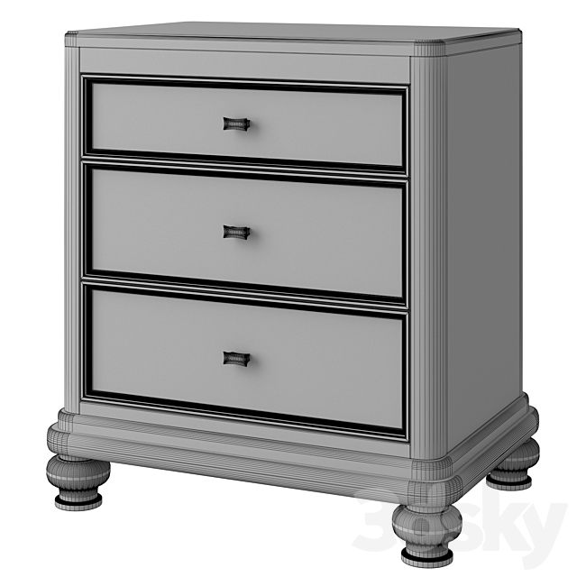 Coralayne bedside table 3DSMax File - thumbnail 3