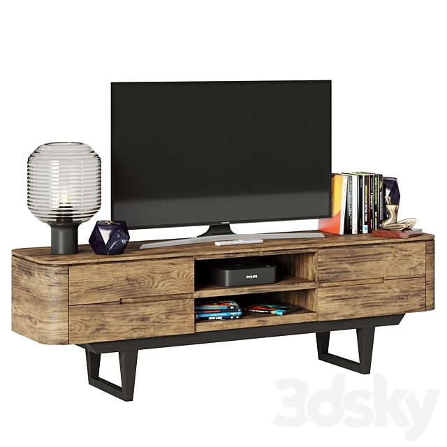 Cosmorelax TV Stand Madina 3DSMax File - thumbnail 1