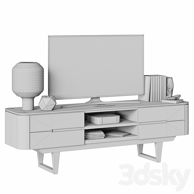 Cosmorelax TV Stand Madina 3DSMax File - thumbnail 3