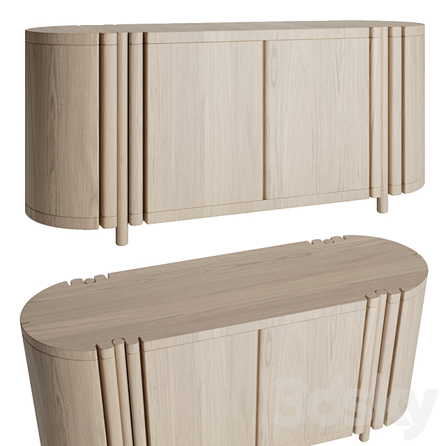 Credenzas Console tables 3ds Max - thumbnail 3