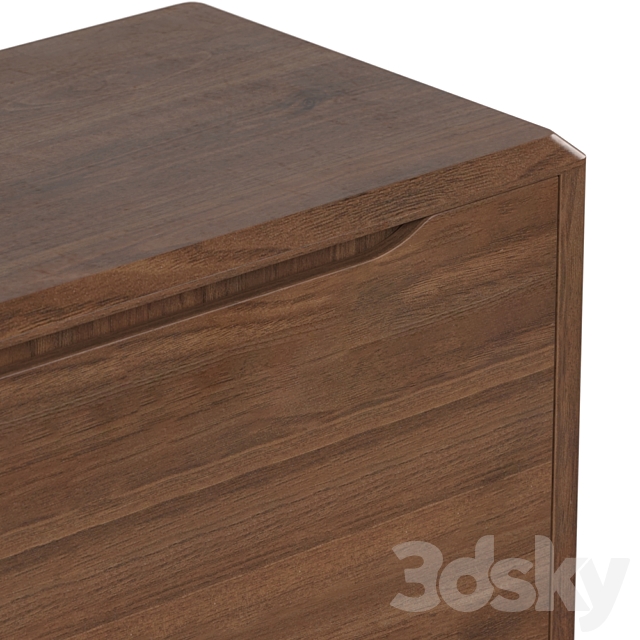 Currant sideboard 3DS Max Model - thumbnail 3