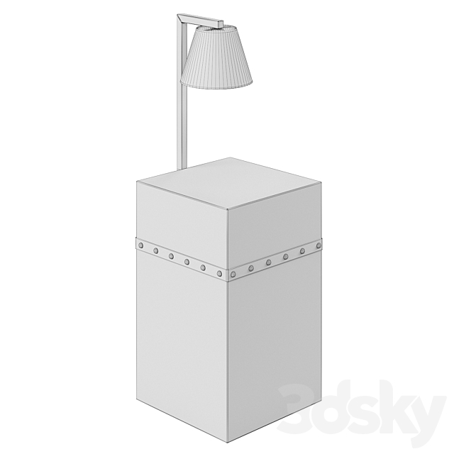 Custom Nightstand 3DSMax File - thumbnail 7