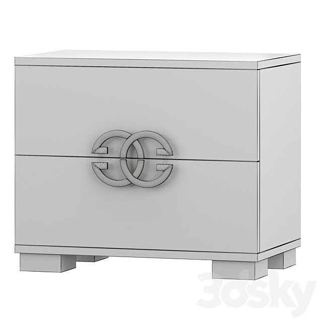 Dafne bedside table 3DSMax File - thumbnail 2