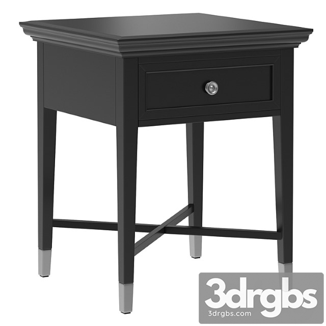 Dantone Hjome Stafford Side Table With Drawer Large 3dsmax Download - thumbnail 1