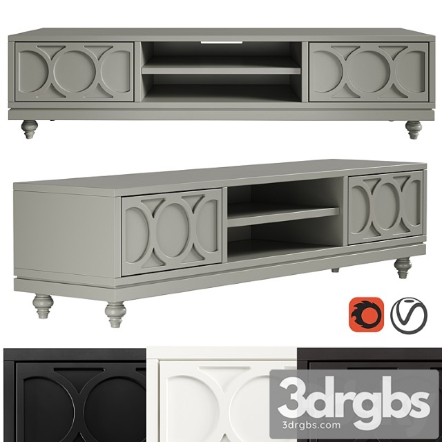 Dantone home 2-drawer austin tv stand_2 - thumbnail 1