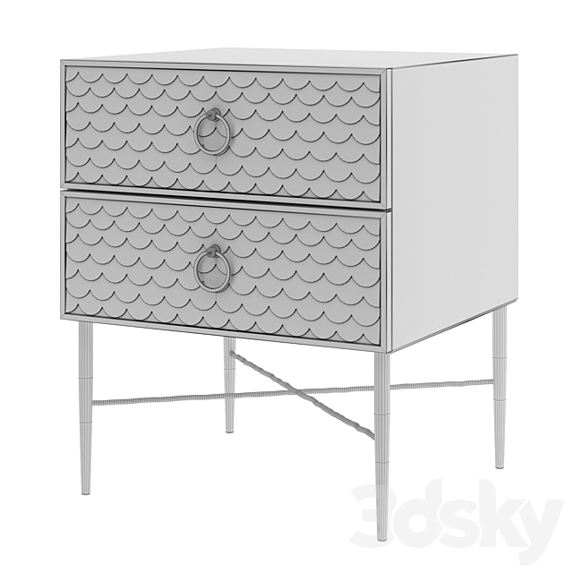 Dantone Home Bedside Table Jakarta 3DSMax File - thumbnail 5