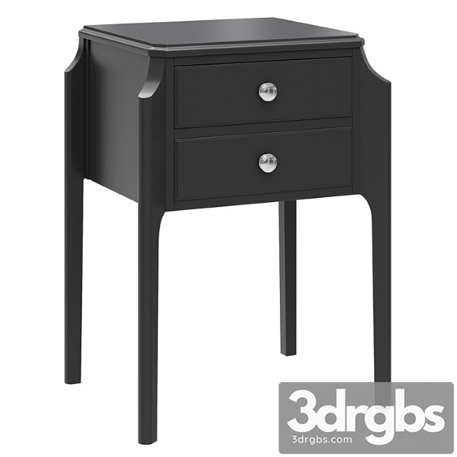 Dantone home bedside table le vizage with 2 drawers 2 3dsmax Download - thumbnail 1