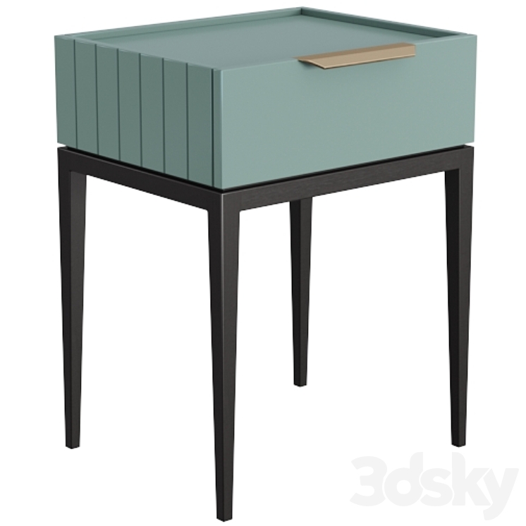 Dantone Home Bedside table Metropolitan 3DS Max - thumbnail 2