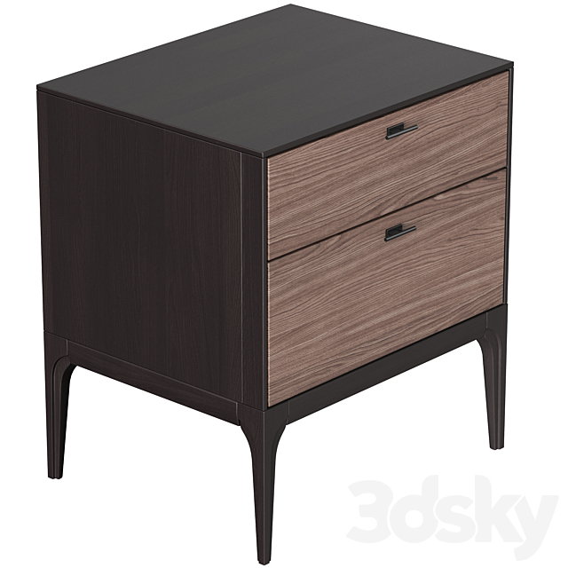 Dantone Home Bedside table Verona 3DS Max Model - thumbnail 2