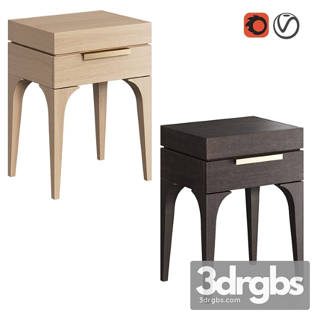 Dantone home bridge bedside table - thumbnail 1