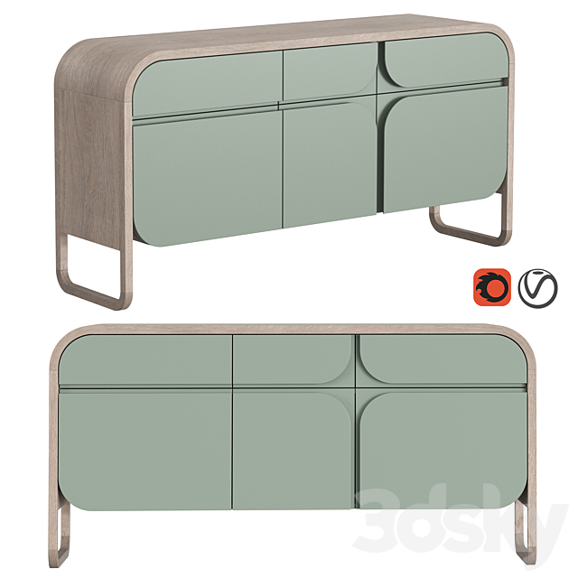 Dantone Home chest of drawers from the Fly collection 3DSMax File - thumbnail 1