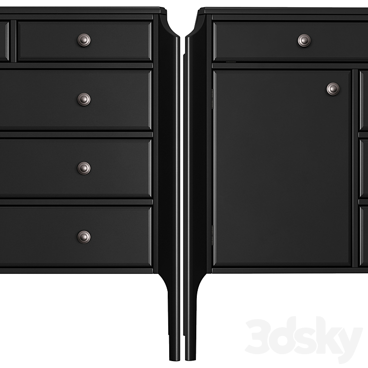 Dantone Home Chest of drawers Le Visage 3DS Max - thumbnail 2