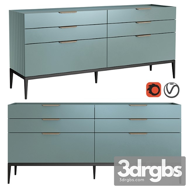 Dantone home chest of drawers metropolitan - thumbnail 1