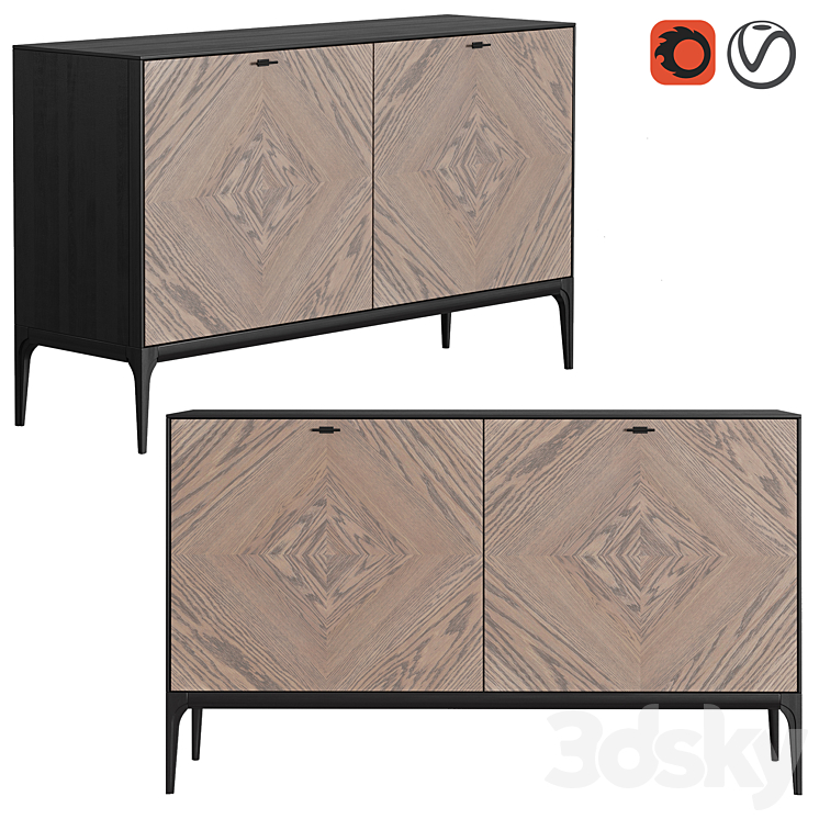 Dantone Home Chest of drawers Verona 3DS Max - thumbnail 1