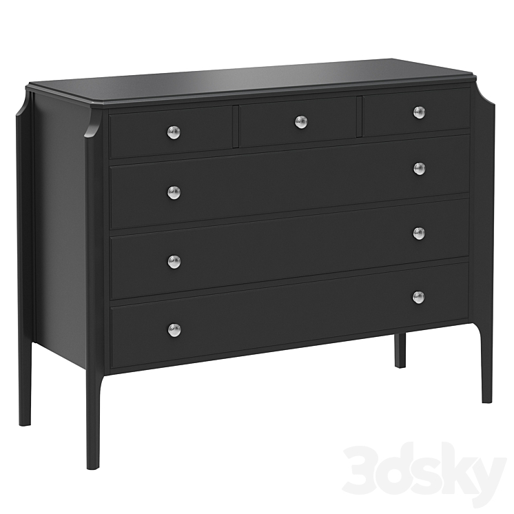 Dantone Home Dresser Le Vizage with 6 drawers 3DS Max - thumbnail 1