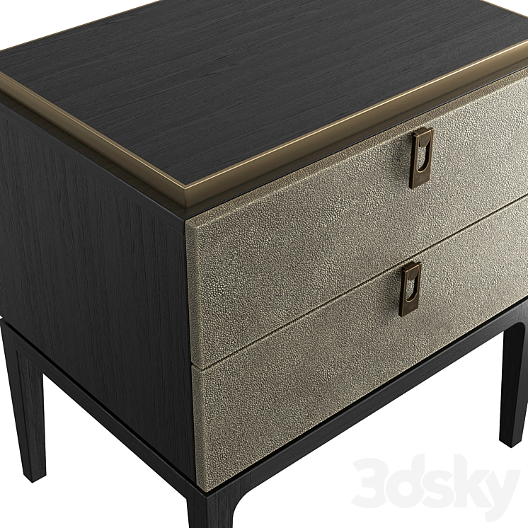 Dantone Home Glamor Bedside table 3DS Max - thumbnail 2