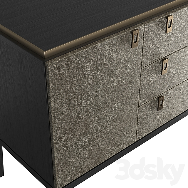 Dantone Home Glamor Chest of drawers 3DS Max Model - thumbnail 2