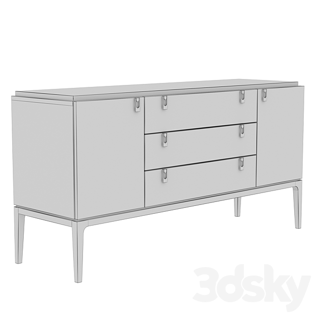 Dantone Home Glamor Chest of drawers 3DS Max Model - thumbnail 3