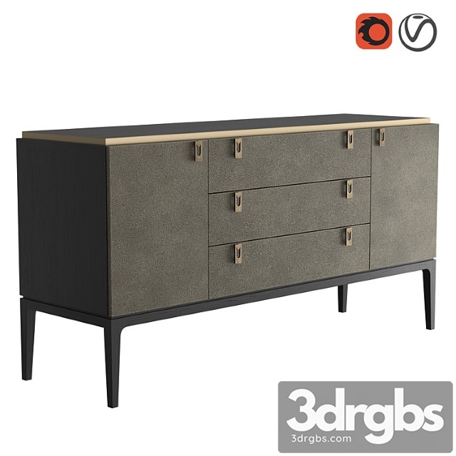 Dantone home glamor chest of drawers - thumbnail 1