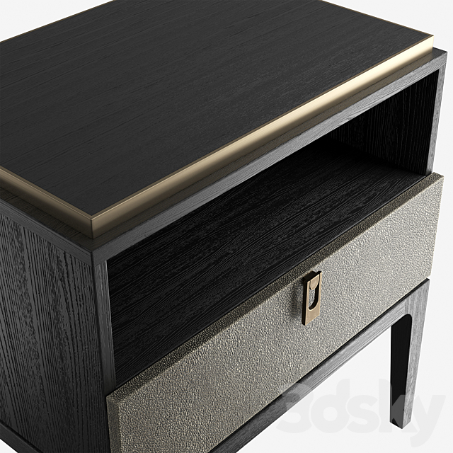 Dantone Home Glamour Bedside Table 3DSMax File - thumbnail 3