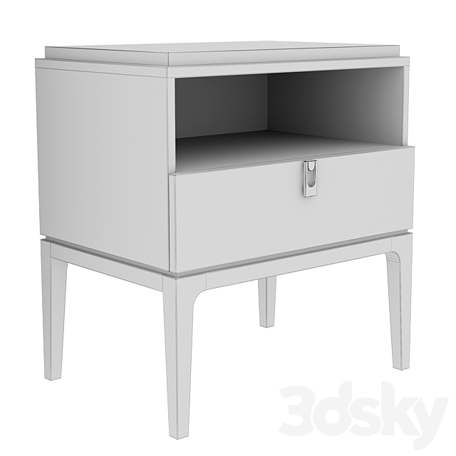 Dantone Home Glamour Bedside Table 3DSMax File - thumbnail 4