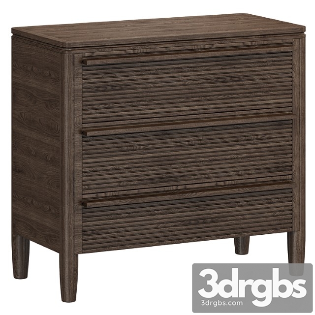 Dantone home lines chest of 3 drawers - thumbnail 1