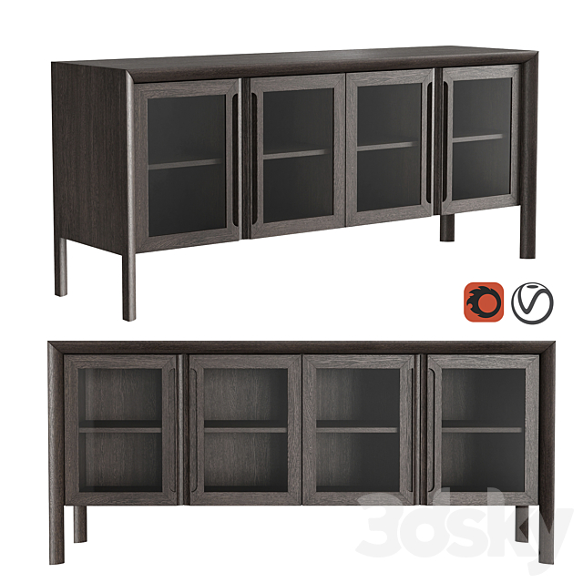 Dantone Home Square Media Console 3DSMax File - thumbnail 1